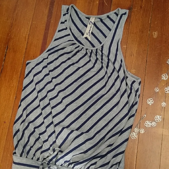 Seven 7 drop-waist maxi dress S - Picture 2 of 6